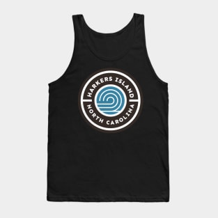 Harkers Island, NC Waves Summer Vacationing Tank Top